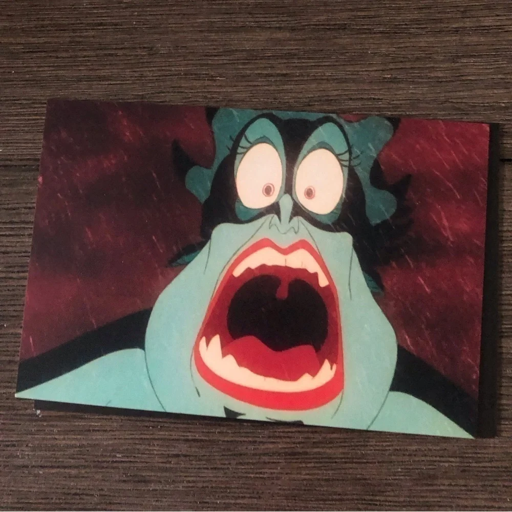 Disney Villains Postcards: The Little Mermaid: Ursula 3 pack.